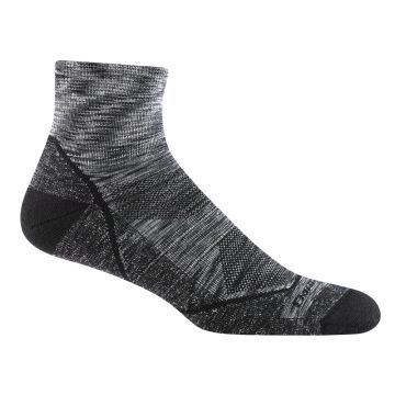 Socks Darn Tough Light Hiker 1/4 Lightweight Cushion Space Gray