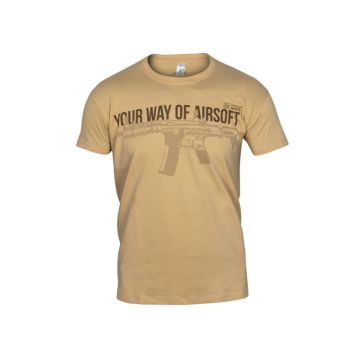 T-Shirt Specna Arms Your Way of Airsoft 04 Tan