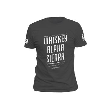 T-shirt Warrior Assault Systems Whiskey Alpha Sierra Black