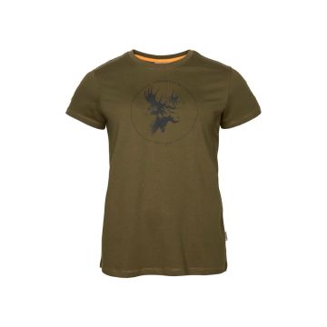 T-Shirt Pinewood Moose Ladies Hunting Olive