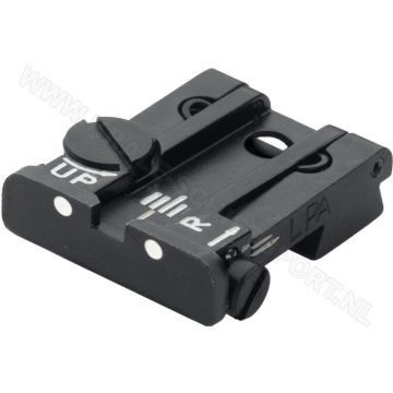 Adjustable Rear Sight LPA TPU Twin Dot