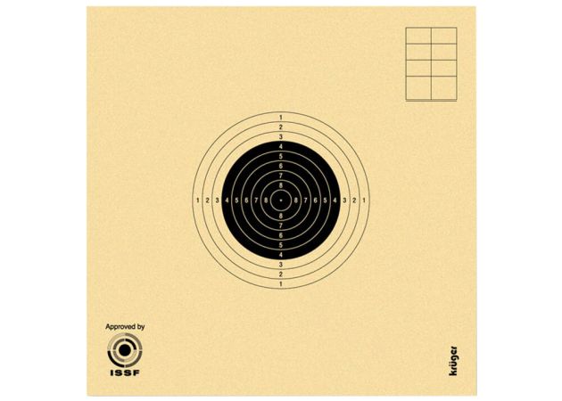 Luchtgeweerschijf 10 m 1300 10x10 (ongenummerd)