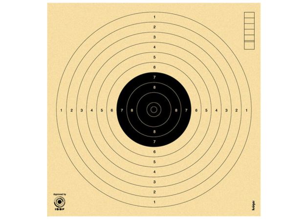 Target for air pistol 10 m 3000N 17x17 (numbered)