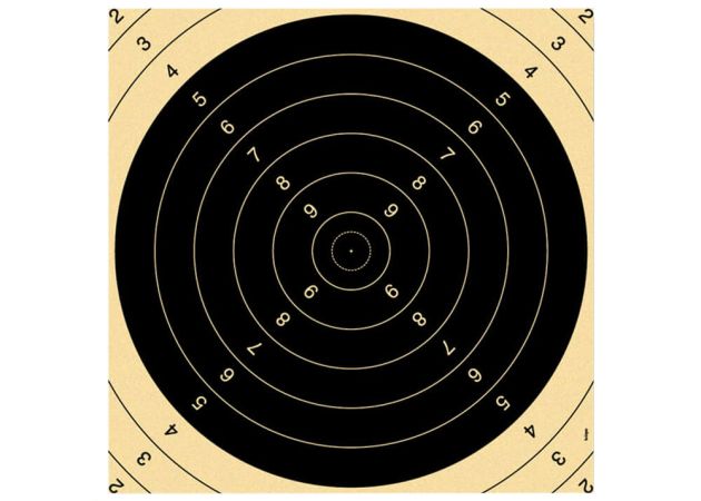 Centre for bigbore rifle 300 m target 2410 61x61