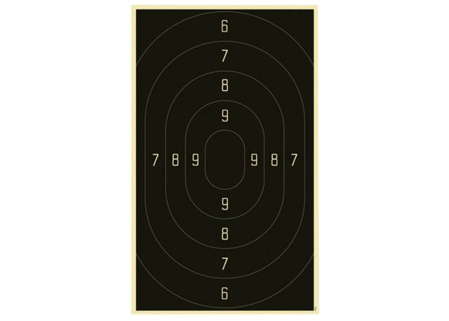 Service Pistol small bore 3201/60N 35x50 (numbered)