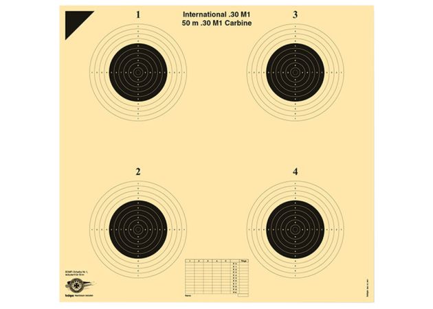 International .30 M1 Carabine target 50 m 5461 55x55