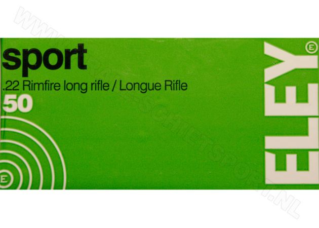 Kogelpatronen Eley Sport .22 LR RN 40 Grain