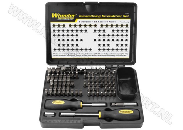 Screwdriverset Wheeler Professional 89-Piece