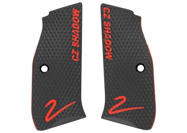 Grippanelen LOK Grips CZ Shadow 2 Palm Swell Roughnecks Color-Fill Red/Black