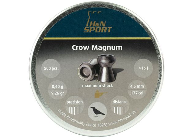 Airgun Pellets H&N Crow Magnum 4.5 mm 9.26 grain