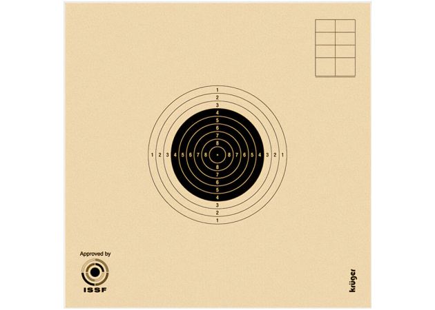 Air rifle target 10 m 1300 10x10 (unnumbered)