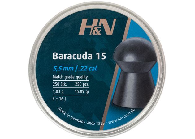 Airgun Pellets H&N Baracuda 15 5.5 mm 15.89 grain