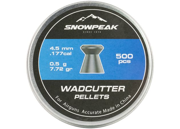 Airgun Pellets Snowpeak Wadcutter 4.5 mm 7.87 grain