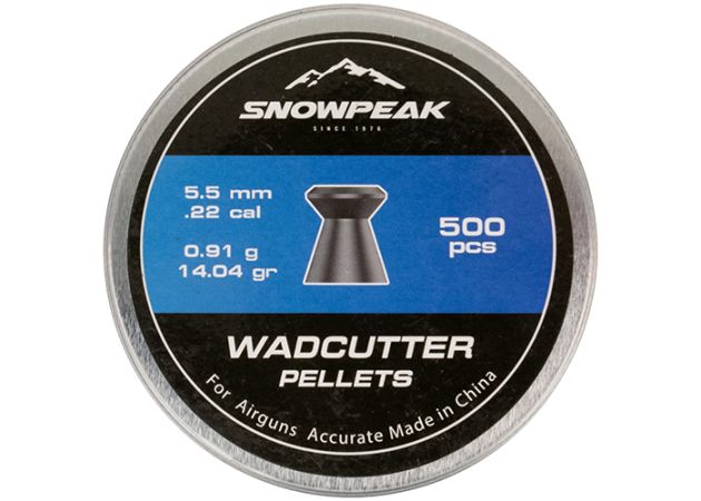 Luchtdrukkogeltjes Snowpeak Wadcutter 5.5 mm 14.04 grain