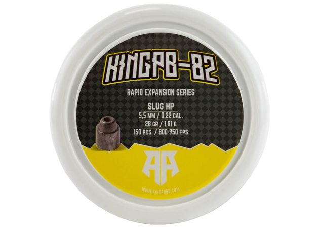 Airgun Slugs KingPB-82 5.5 mm Rapid Expansion HP 28 grain (.217)