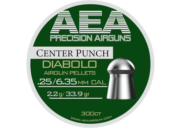 Luchtdrukkogeltjes AEA Center Punch 6.35 mm 33.9 grain