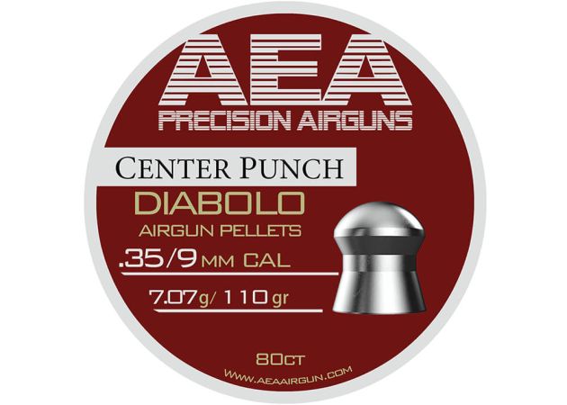 Airgun Pellets AEA Center Punch 9 mm 110 grain