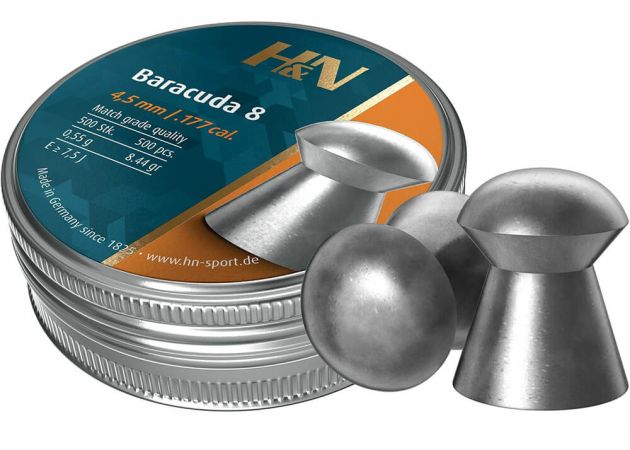 Luchtdrukkogeltjes H&N Baracuda 8 4.51 mm 8.44 grain 