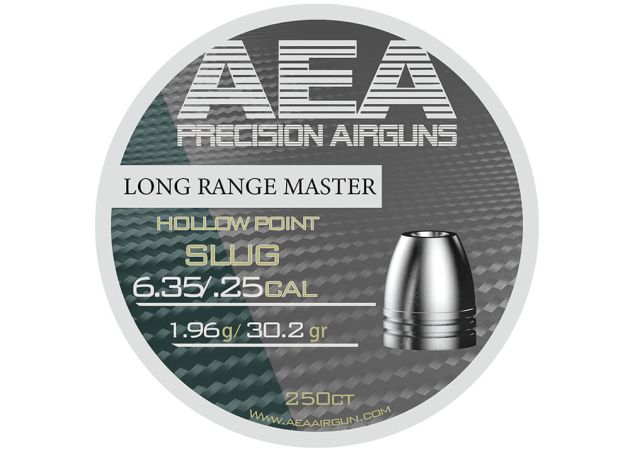 Airgun Slugs AEA Long Range Master 6.35 mm HP 30.2 grain (.25)