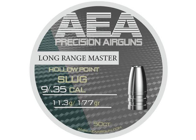Airgun Slugs AEA Long Range Master 9 mm HP 177 grain (.35)