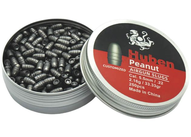 Airgun Slugs Huben Peanut 5.5 mm 33.33 grain (.22)
