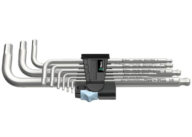 Allen Key Set Wera Hex Plus Stainless 3950 9 9 Piece