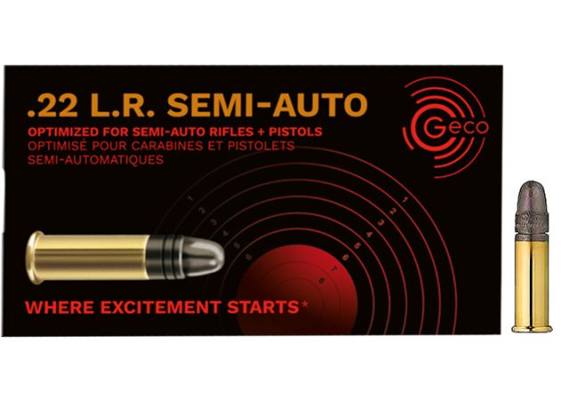 Kogelpatronen Geco Semi-auto .22 LR RN 40 grain