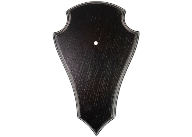 Antler shield Fritzmann with double jaw compartment 22x13 cm dark