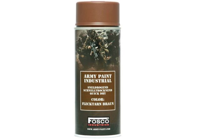 Legerverf Fosco Flecktarn Braun 400 ml