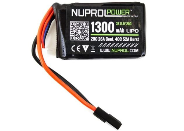 Battery Nuprol LiPo 11.1v 1300mAh Peq Micro