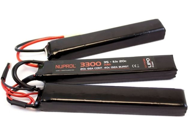 Battery Nuprol LiPo 11.1v 3300mAh Nunchuck