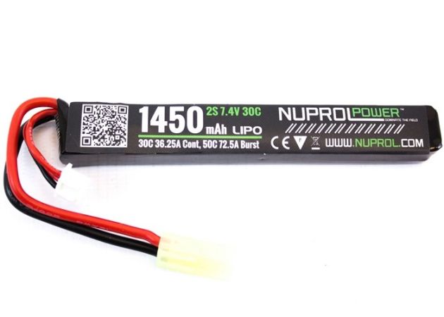 Battery Nuprol LiPo 7.4v 1450mAh Stick