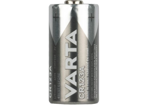 Batterij Varta Professional Lithium CR123A 3V - 1400mAh