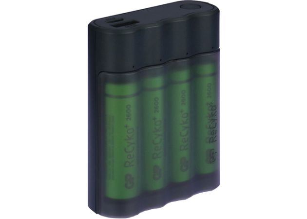 Battery charger GP Charge Anyway + 4 x AA 2600 mAh