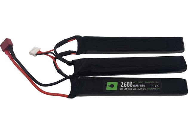 Battery Nuprol LiPo 11.1V 2600mAh Triplet T-Plug Deans