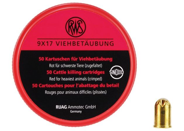 Schietmasker Patronen RWS 9x17 mm Rood