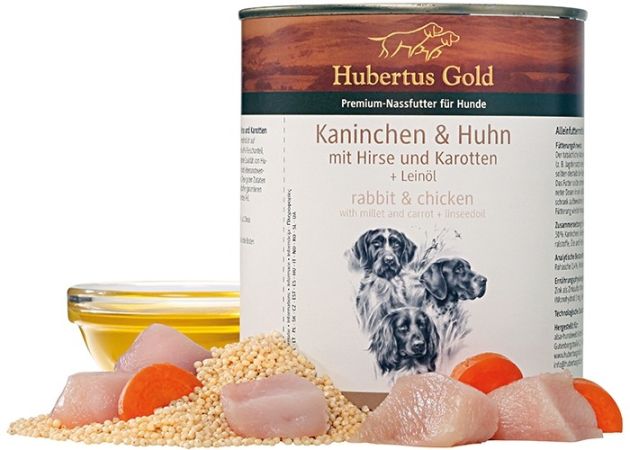 Canned Food Hubertus Gold Rabbit/Chicken