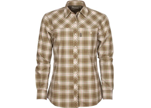 Blouse Pinewood Cumbria Ladies Green / Terracotta