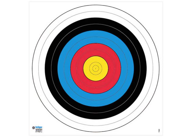 Handboogschijf Krüger voor Training 8080V 84x84