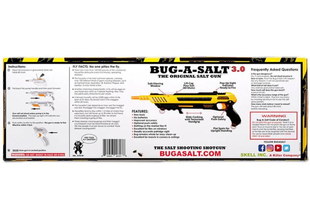 BUG-A-SALT 3.0 黄色 塩ガン アメリカ土産 新品未使用 Bug-A-Salt 3.0