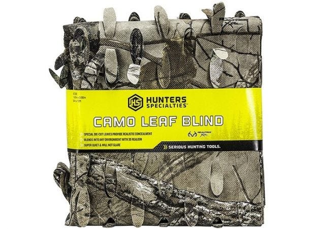 Hunters Specialties 07215 Realtree Xtra Camo Leaf Hunting Blind Treestand Net 