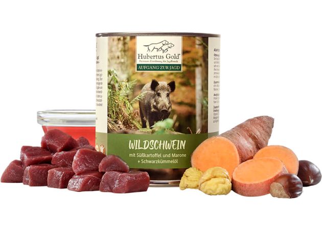 Canned Food Hubertus Gold 'Aufgang Zur Jagd 2023' Wild Boar