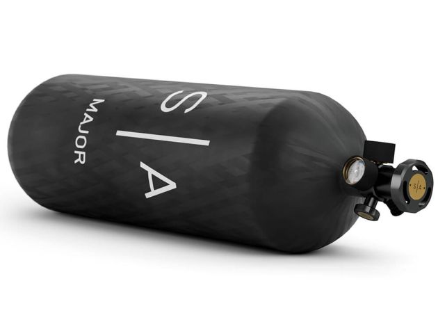 PCP Air Tank Scandinavian Arms Carbon 6.8 L Major CE Range Bag Bundle