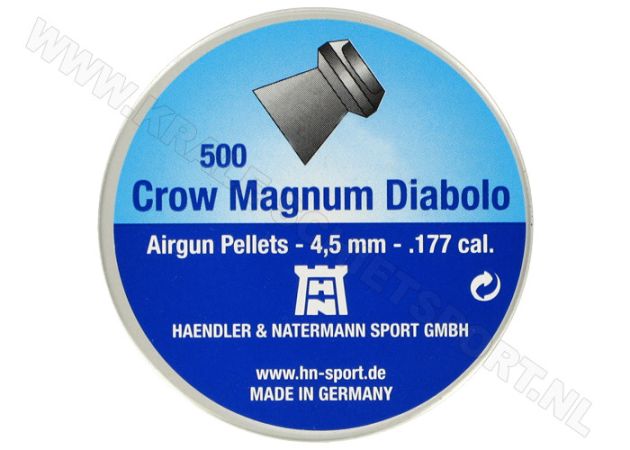 Airgun Pellets H&N Crow Magnum 4.5 mm 9.26 grain