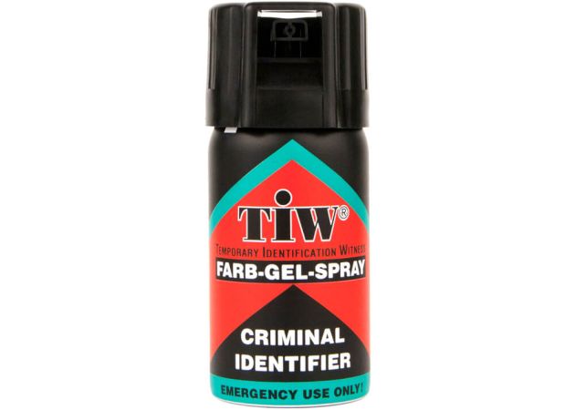 Defence Spray TW1000 TIW Paint Gel - Black Cap