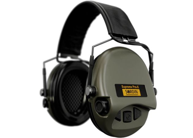 Ear Defender Sordin Supreme Pro X Slim Green