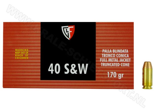 Kogelpatronen Fiocchi .40 S&W FMJ 170 grain