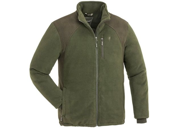 Fleece Vest Pinewood Harrie Green Mocha Brown