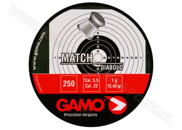 Airgun Pellets Gamo Match 5.5 mm 15.43 grain