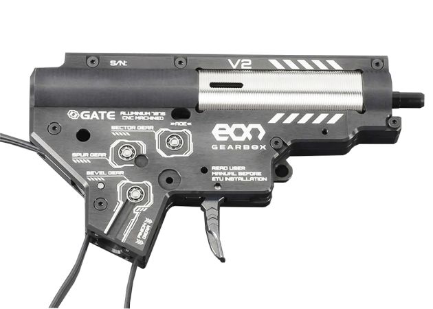 GATE EON V2 アルミニウム ギアボックス rev. 2 CNC ひきつれ チタン